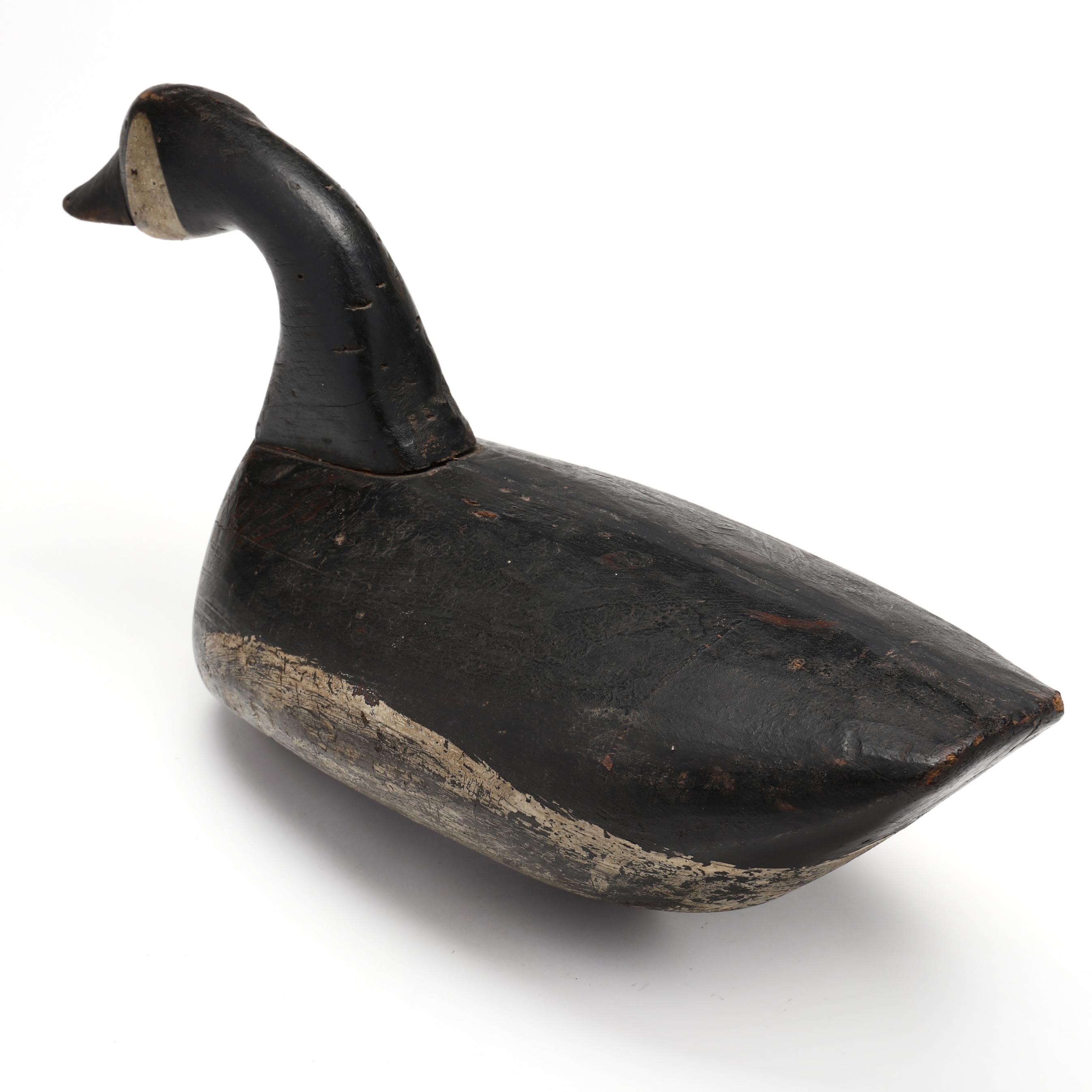 Artwork by Cecil Stevens, Goose, Made of carved and painted wood