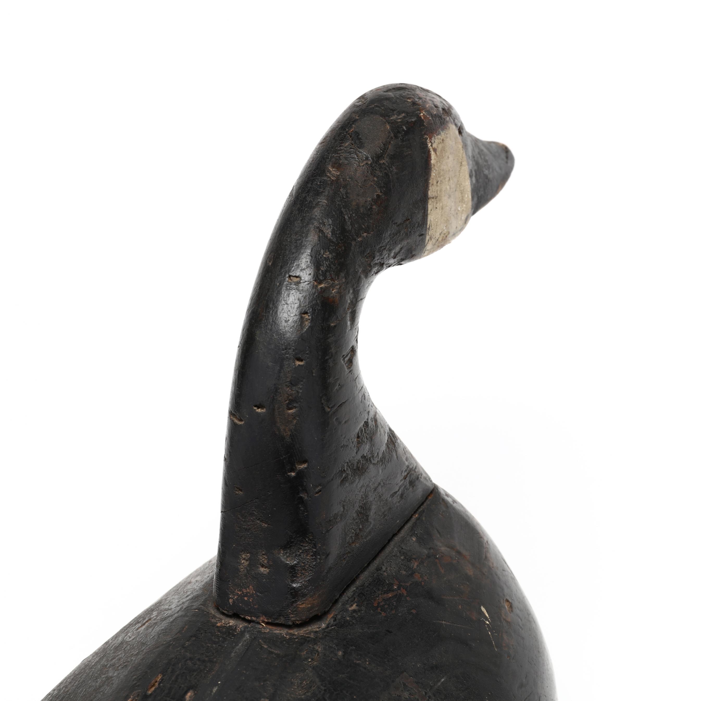 Artwork by Cecil Stevens, Goose, Made of carved and painted wood