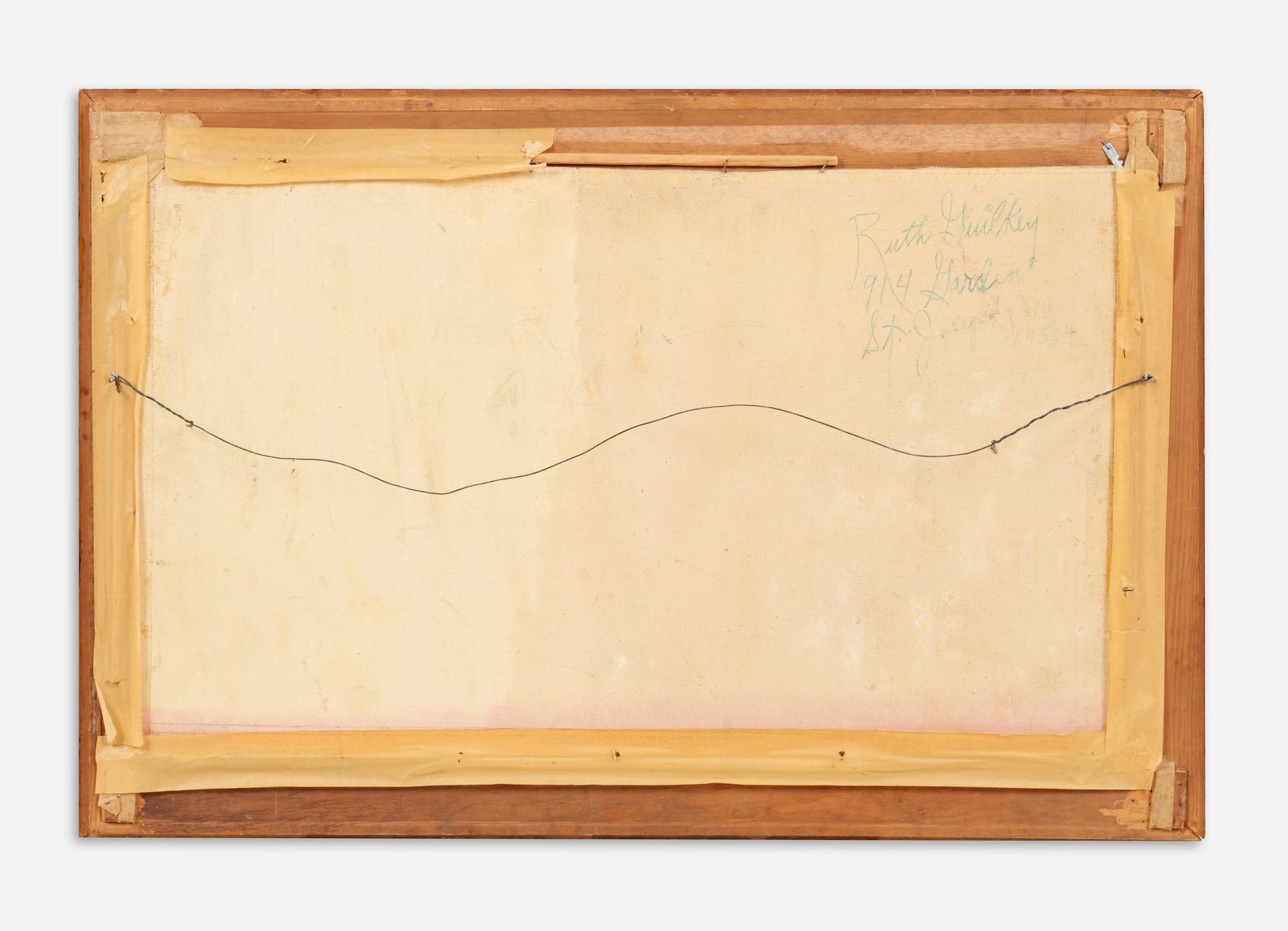 Artwork by Ruth Guilkey, RUTH GUILKEY "Wagon Train" (Oil on Board), Made of Oil on board