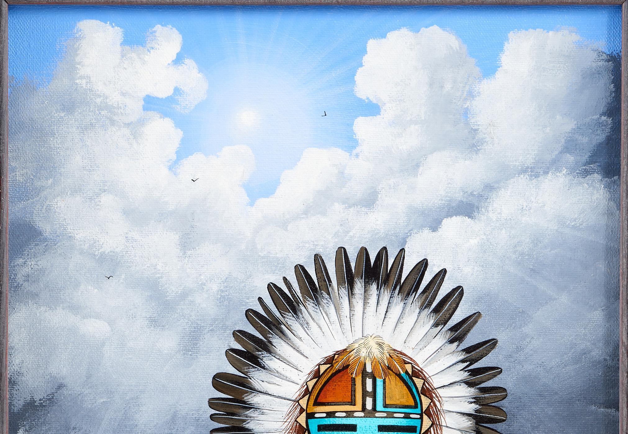 Duane Dishta | Sun Kachina (Hopi) (1992) | MutualArt