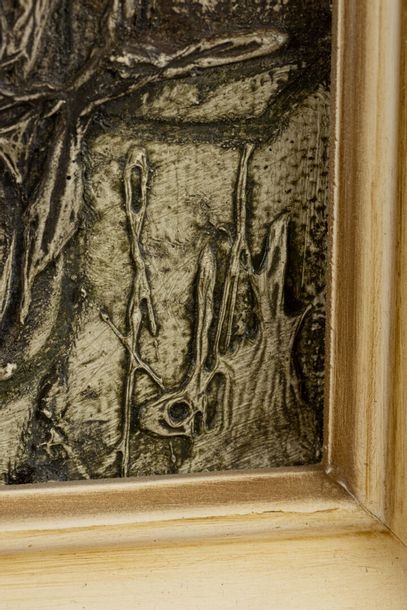 Artwork by Mick Micheyl, Bull, Made of Oil on isorel