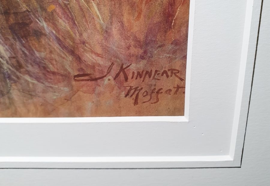 Artwork by James Scott Kinnear, "Meadow At Moffat", Made of Watercolour