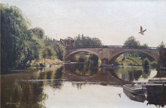 Bewdley Bridge, Worcestershire by Walter Robin Jennings