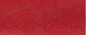 Robert Indiana signature.