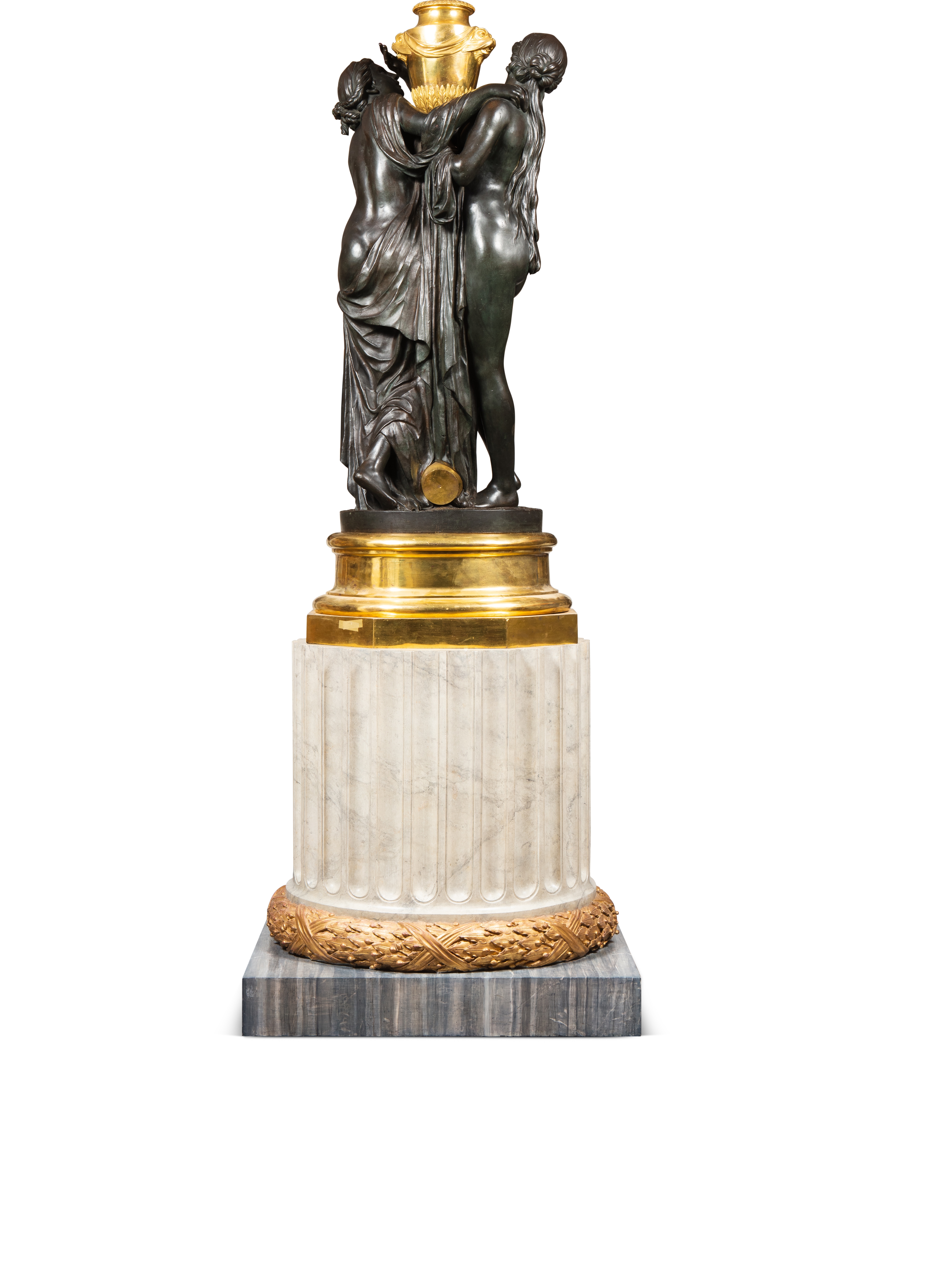 Étienne-Maurice Falconet | A French allegorical patinated bronze and ...