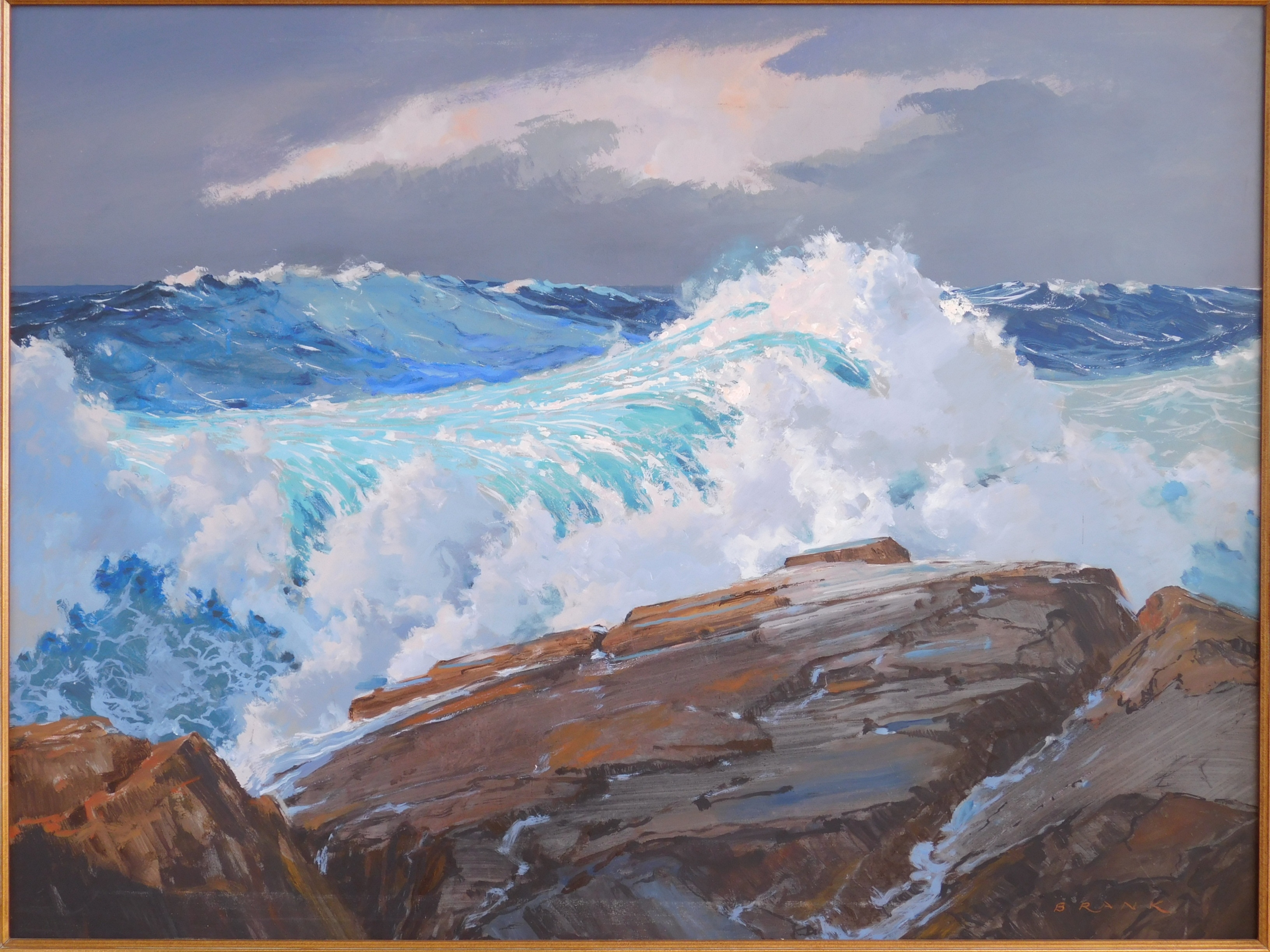 Rockwell Smith Brank Jr. | Rolling in from the Atlantic | MutualArt