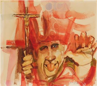 Untitled Portrait of Clergyman - Jon Kitner