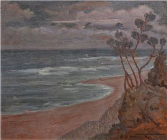 Pejzaż nadmorski - Mieczyslaw Bieszczanin