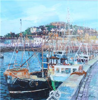 Boats Oban Harbour - Anthony Cawthorne