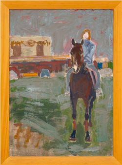 Figura con cavallo - Giovanni Fabbri