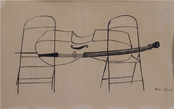 Ben Shahn | Ink on paper | MutualArt