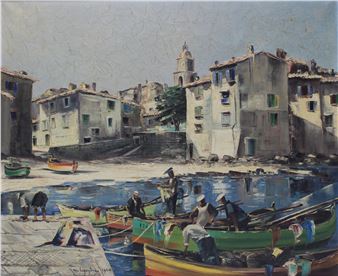 Dock Scene - Maurice Lagendre