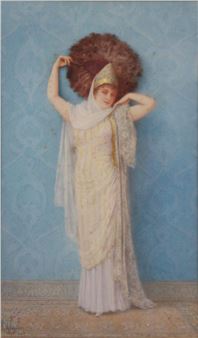 Watercolor and gouache on paper - Louis Robert de Cuvillon