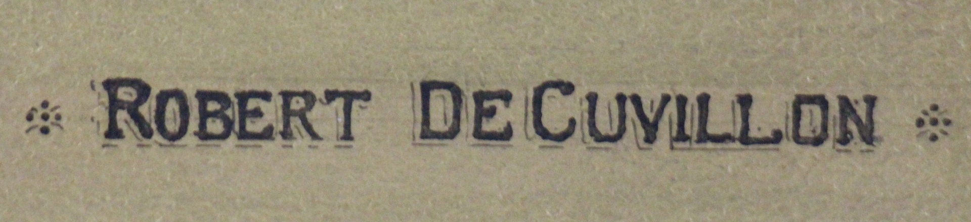 Artwork by Louis Robert de Cuvillon, Watercolor and gouache on paper, Made of Watercolor and gouache on paper
