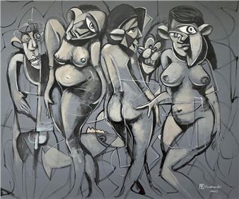 The mating dance (XXL) - Andrzej Gudanski