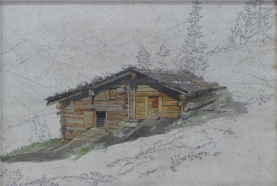 Almhütte by Carl Rottmann, um 1823