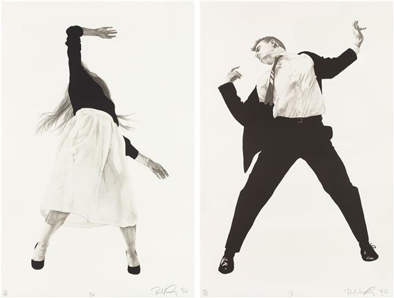 Robert Longo | Men in the Cities: Untitled IV; and Untitled V (1990 ...
