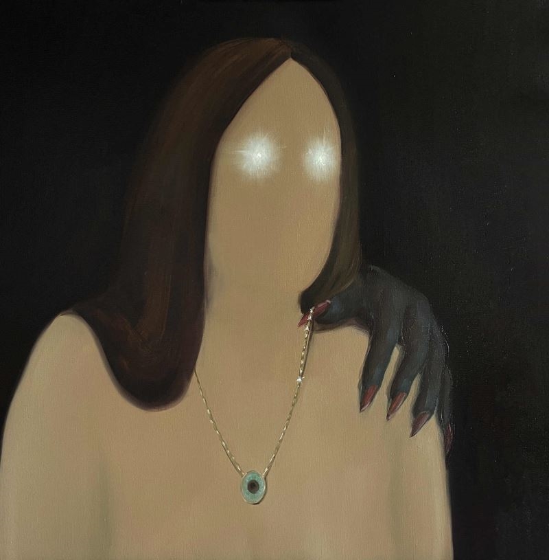 Artwork by Monika Marchewka, Care, Made of Oil, Canvas,