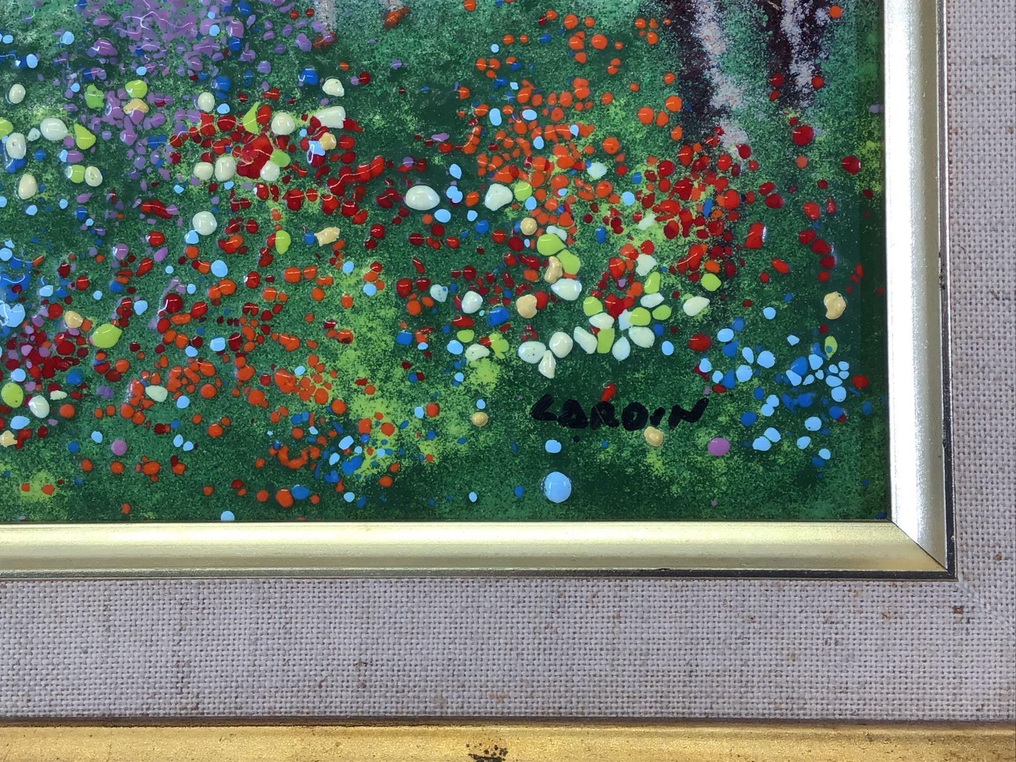 Louis Cardin Children playing in meadow MutualArt