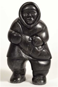 Pècheur avec sa prise - Conlucy Nayoumealook