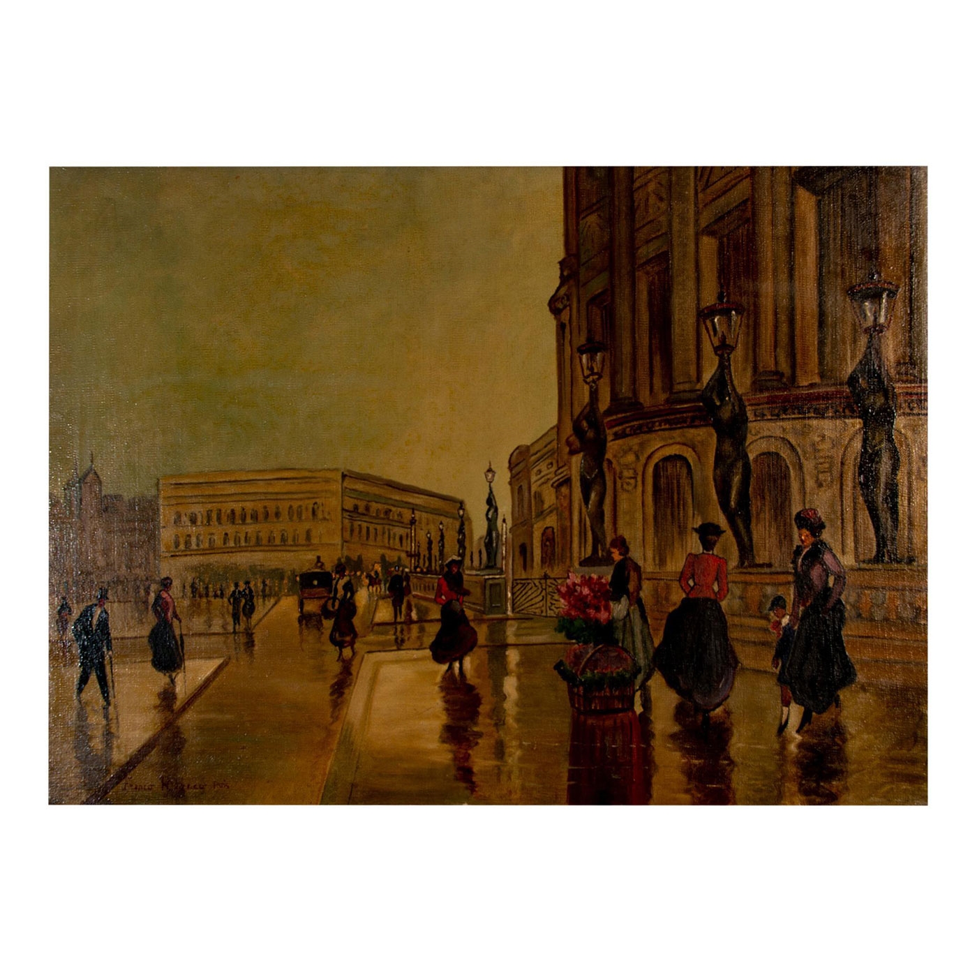 Franco Ruocco | Parisian street view | MutualArt