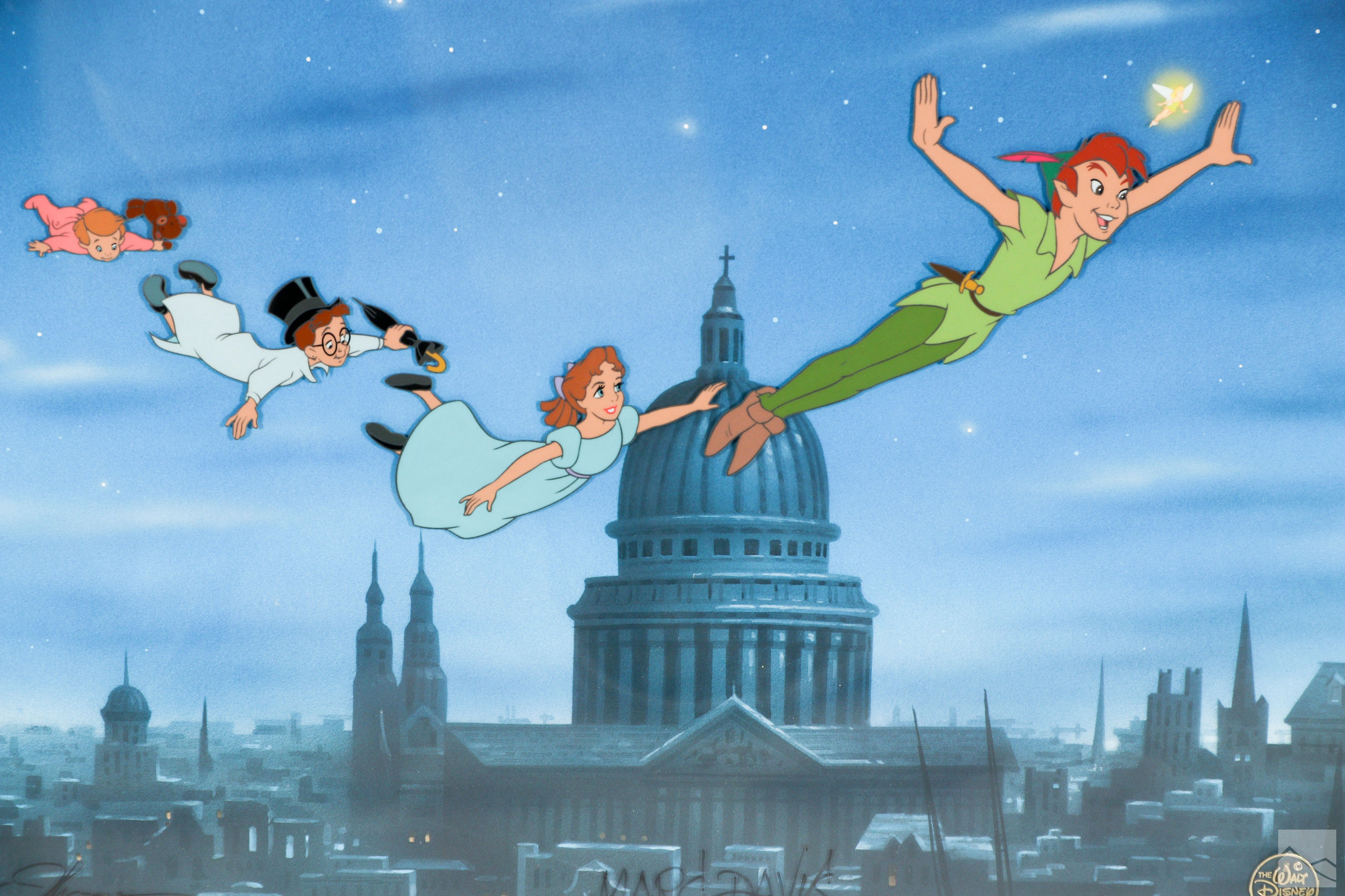 Walt Disney | Walt Disney PETER PAN & WENDY Animation Cel (1953 ...
