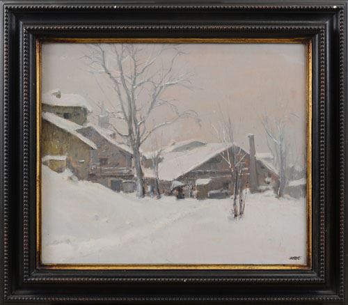 Mañana de Navidad en Gignod by Carlo Musso