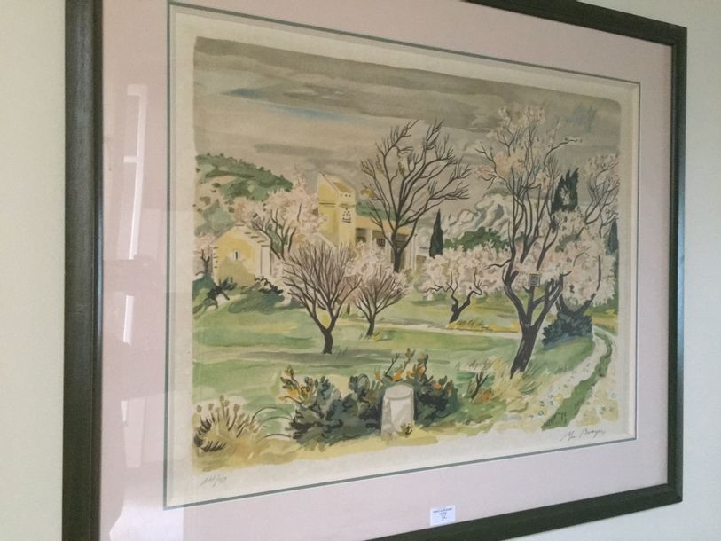 Yves Brayer View of a farmhouse MutualArt