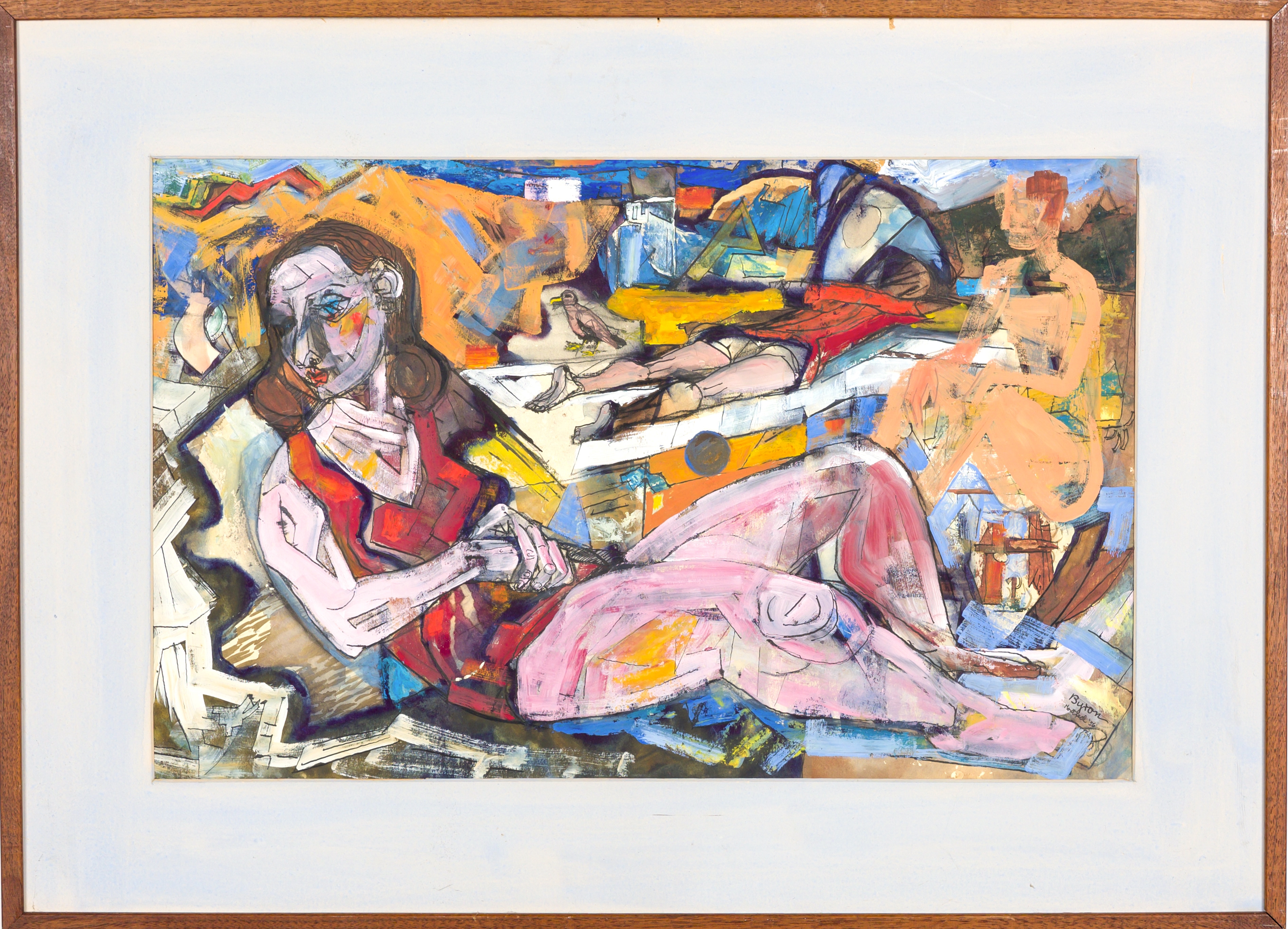 Artwork by Byron Randall, Sans titre / Untitled, Made of Mixed media on paper