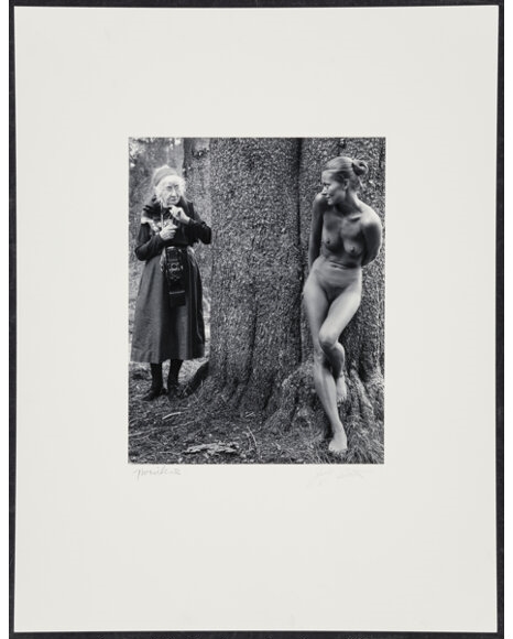 Artwork by Judy Dater, Imogen and Twinka at Yosemite, Made of Gelatin silver print