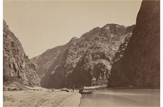 Black Canyon Looking Above From Mirror Bar (Colorado River Series No. 82) by Timothy H. O'Sullivan, 1871