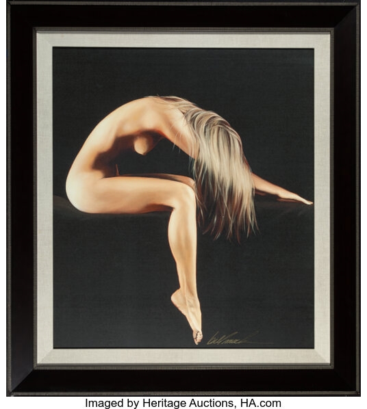 Artwork by Bill Mack, Nude, Made of Giclee on canvas