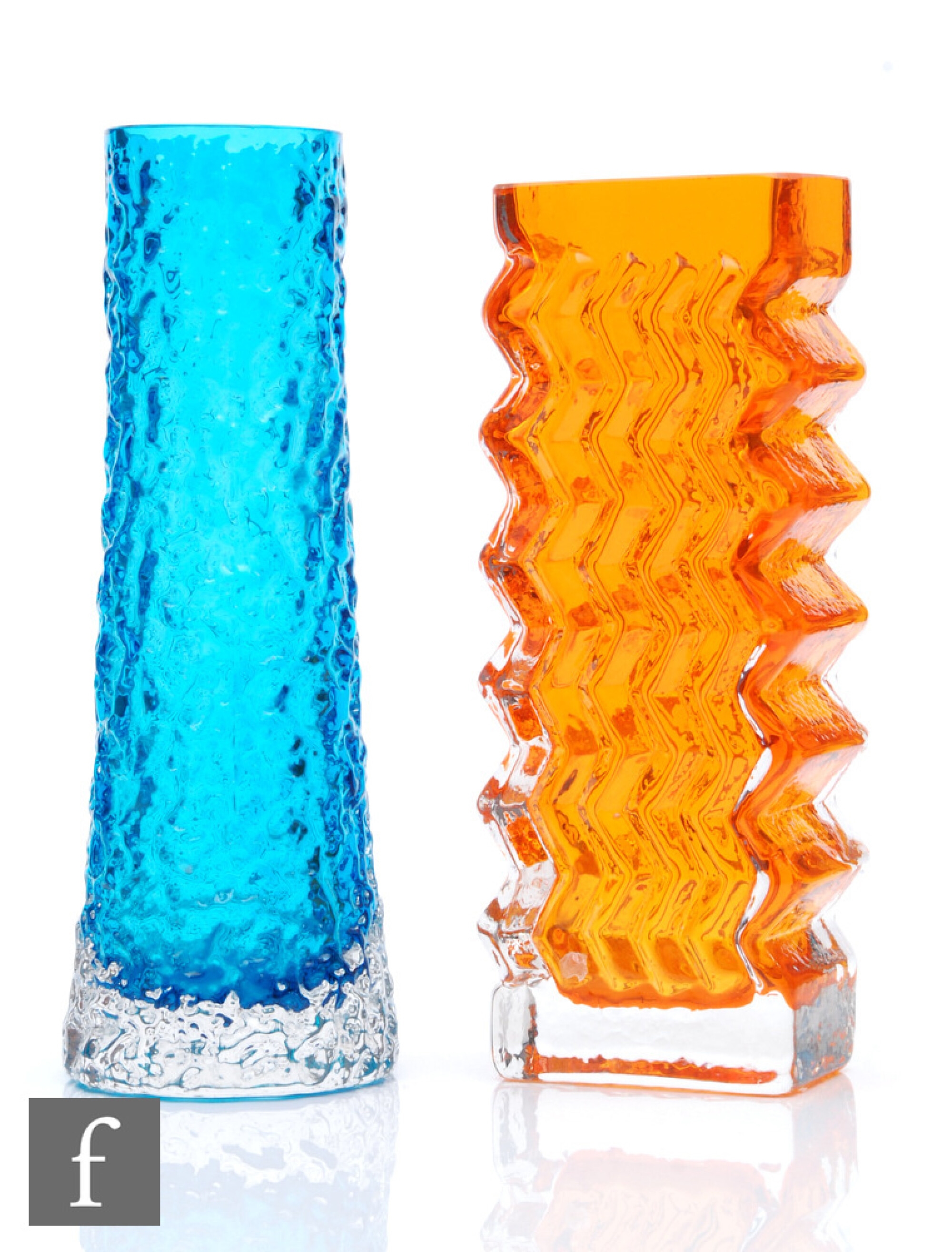 Geoffrey Baxter | Geoffrey Baxter - Whitefriars - Two vases | MutualArt