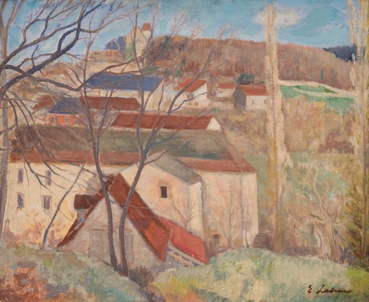 emile-lahner-red-roofs-mutualart
