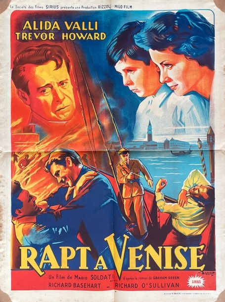 Artwork by Jacques Bonneaud, KIDNAPPING IN VENICE / LA MANO DELLO STRANIERO, Made of poster