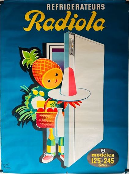 René Ravo | Radiola refrigerator. 6 models 125 to 245 liters. | MutualArt
