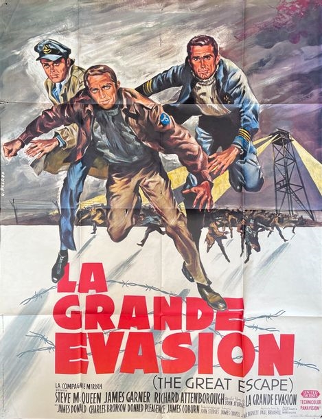 Artwork by Georges Allard, LA GRANDE EVASION / THE GREAT ESCAPE, Made of poster
