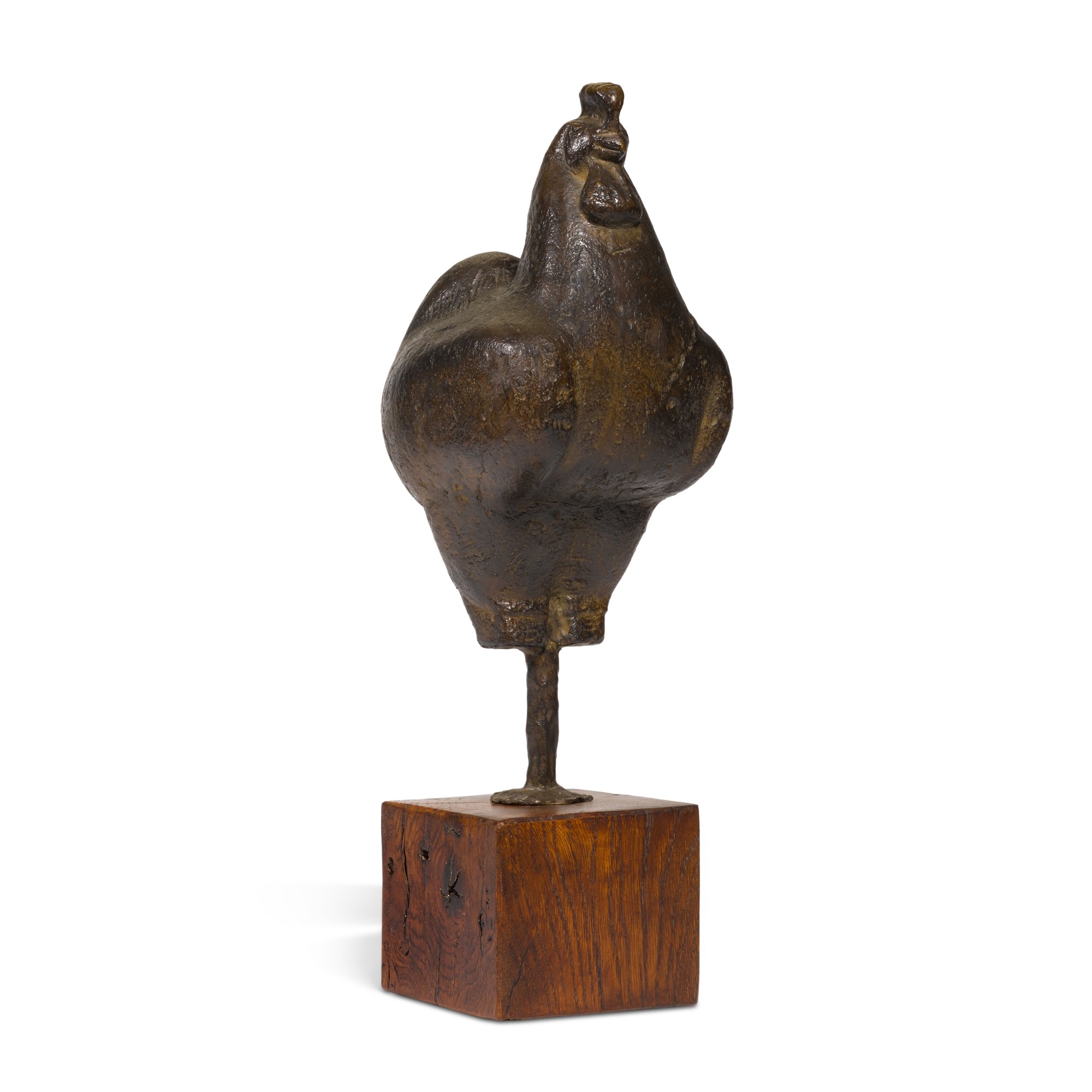 Artwork by Léon Indenbaum, Le coq, Made of bronze