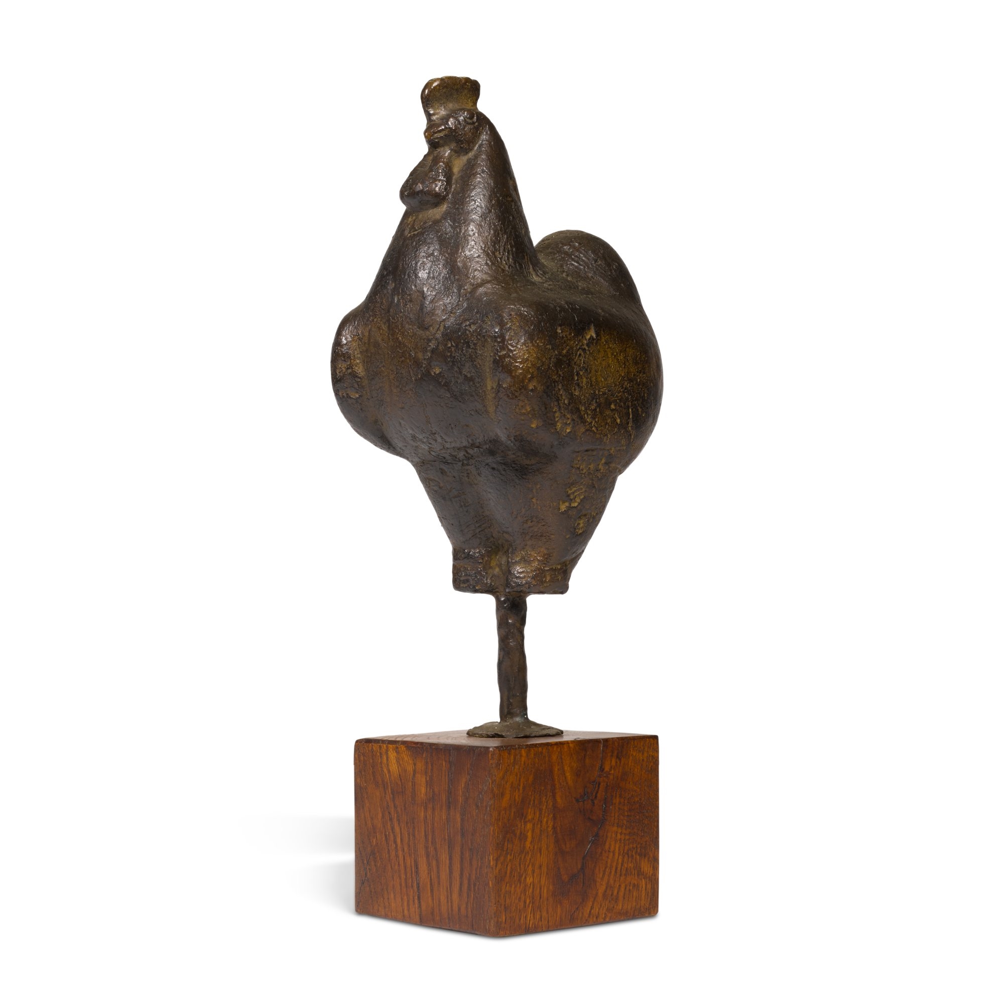 Artwork by Léon Indenbaum, Le coq, Made of bronze