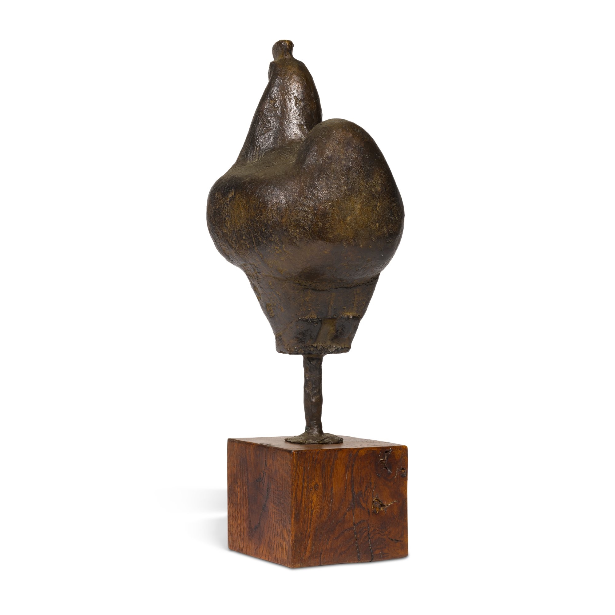 Artwork by Léon Indenbaum, Le coq, Made of bronze