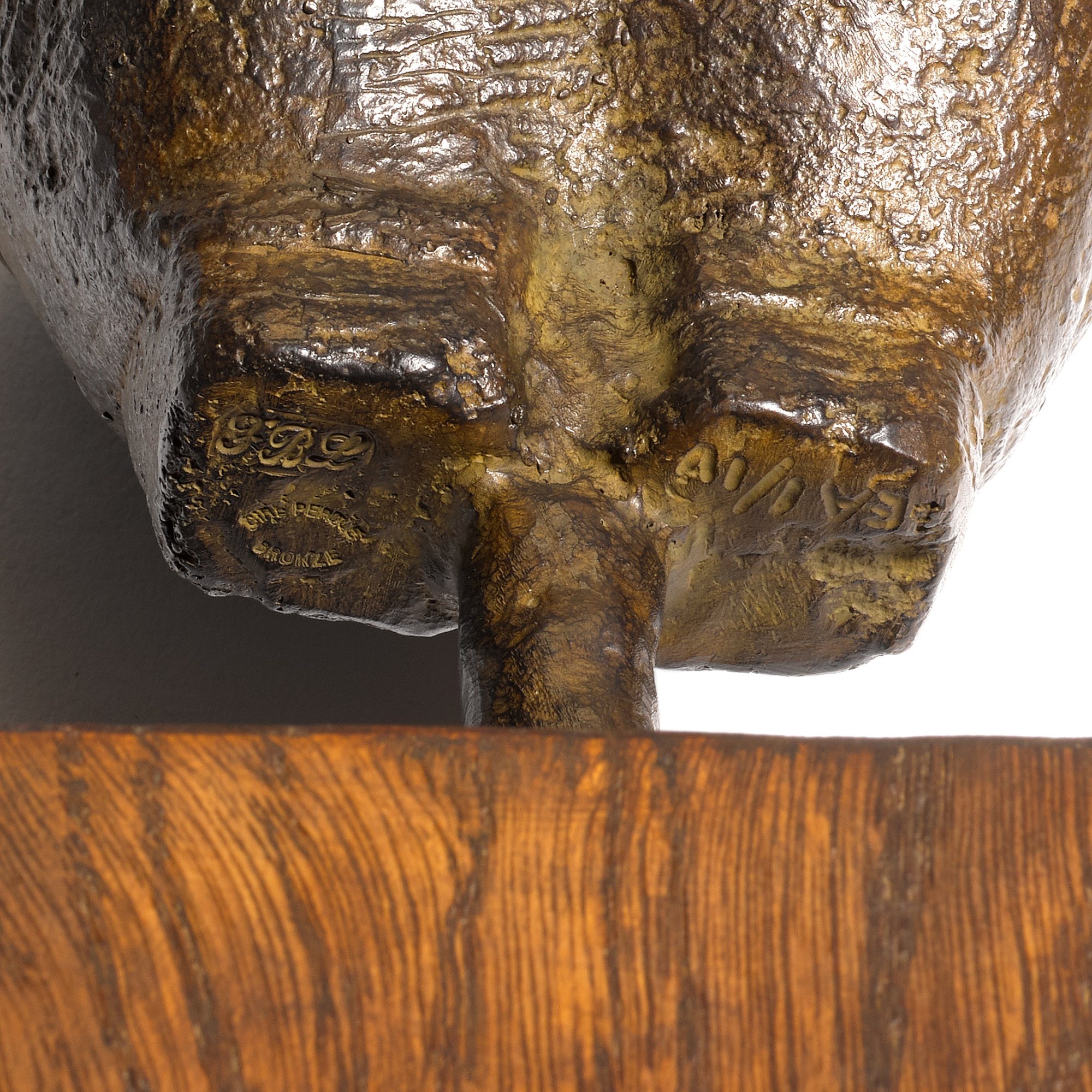 Artwork by Léon Indenbaum, Le coq, Made of bronze