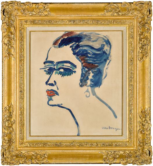 Kees van Dongen | Tête de femme (Circa 1929) | MutualArt