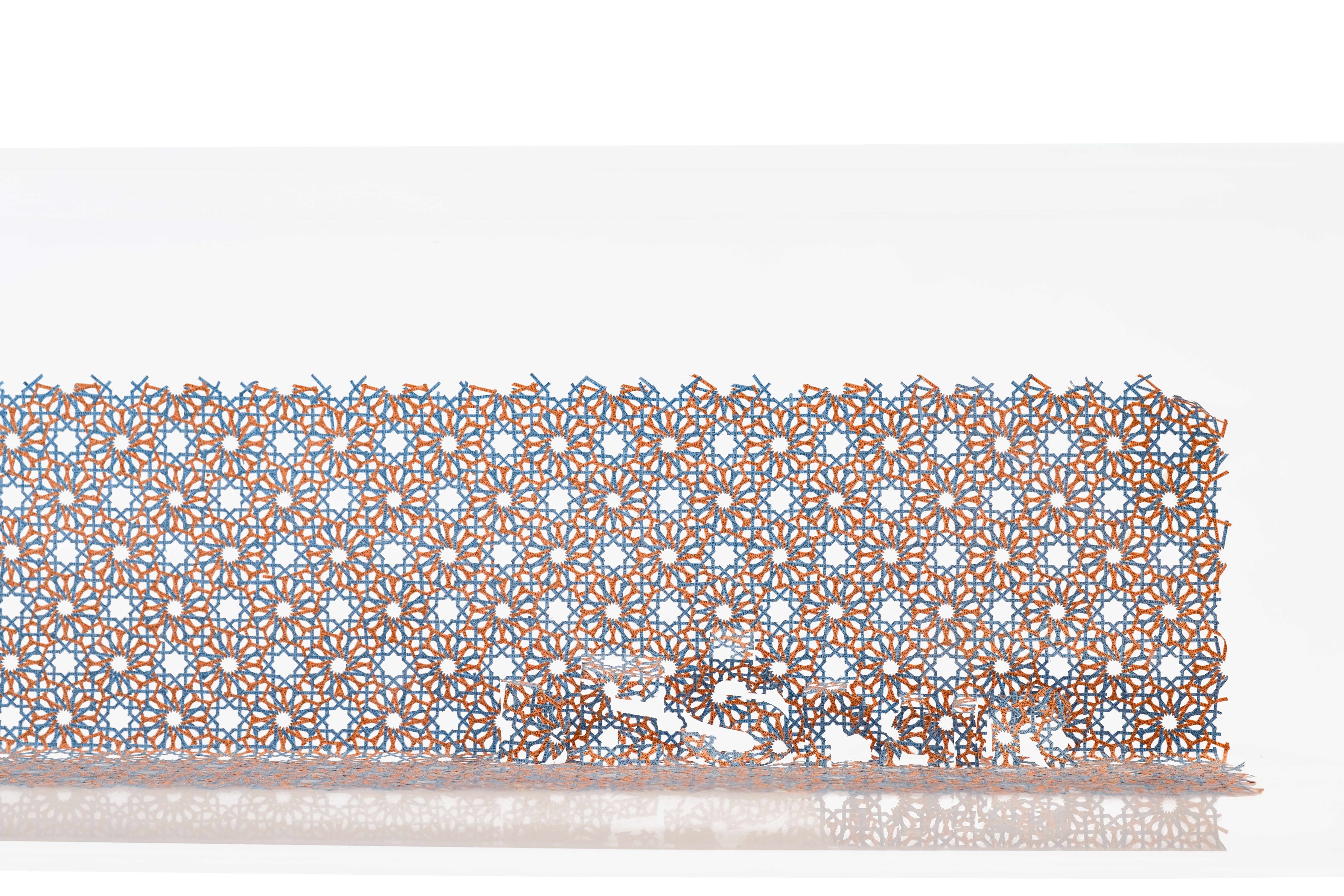 Artwork by Hamra Abbas, Despair, Made of Paper collage in plexiglass