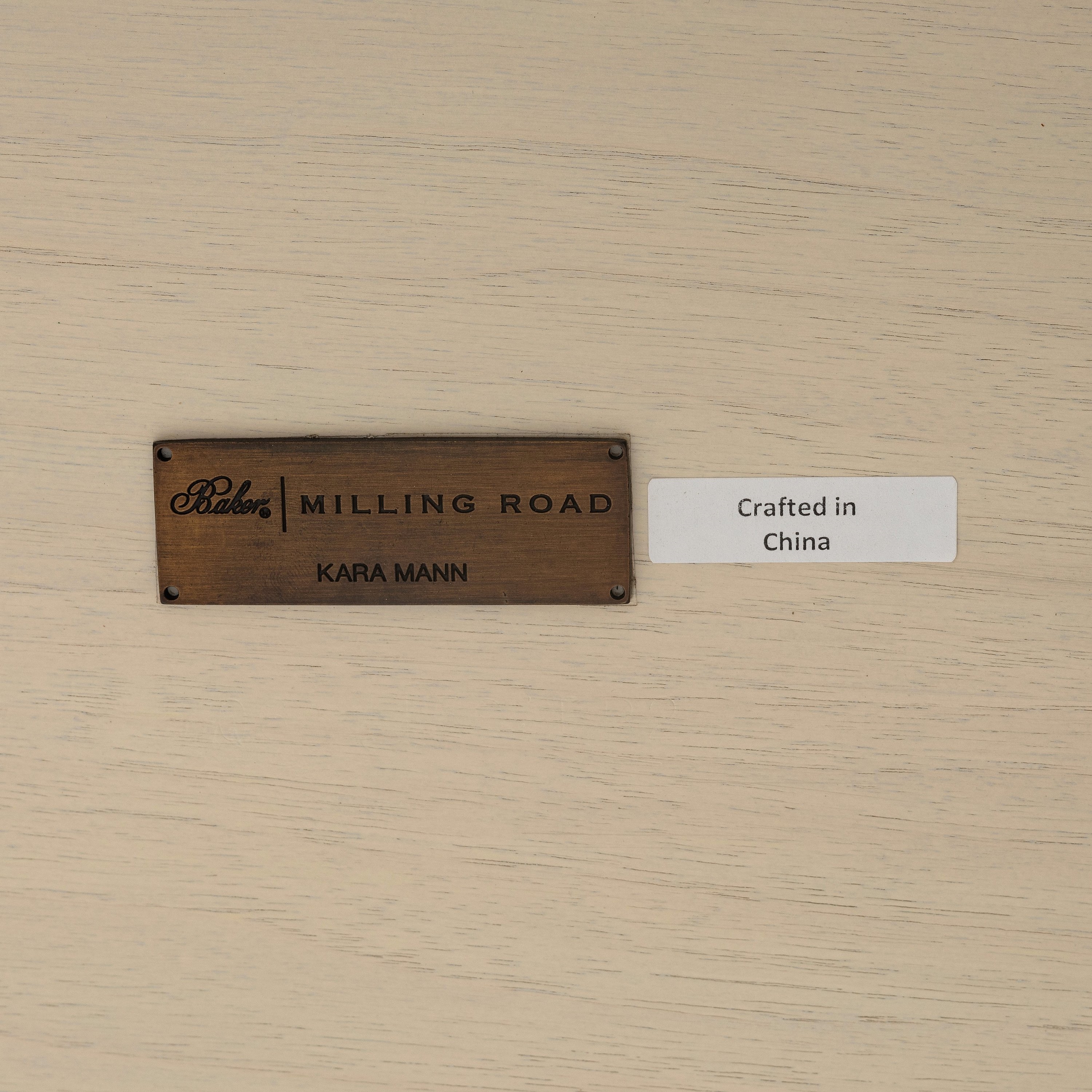 Artwork by Kara Mann, A sideboard, 'Wrap Console', Made of Brass and black lacquered metal