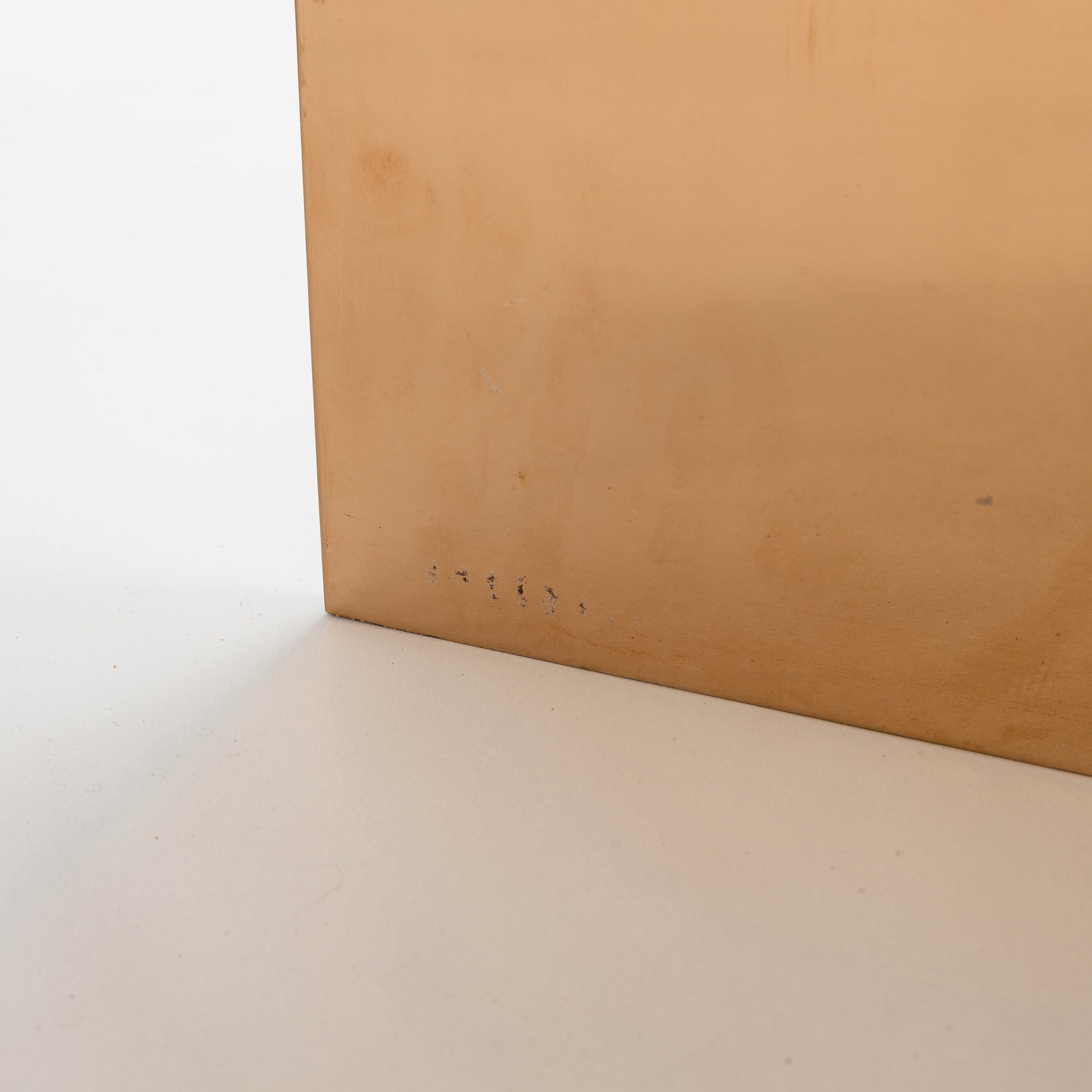 Artwork by Kara Mann, A sideboard, 'Wrap Console', Made of Brass and black lacquered metal