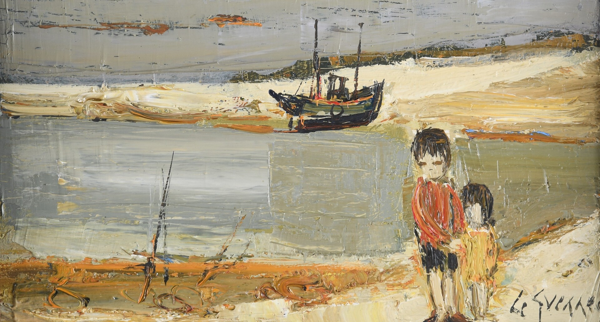Paul Klee - Des enfants devant une ville Stock Photo