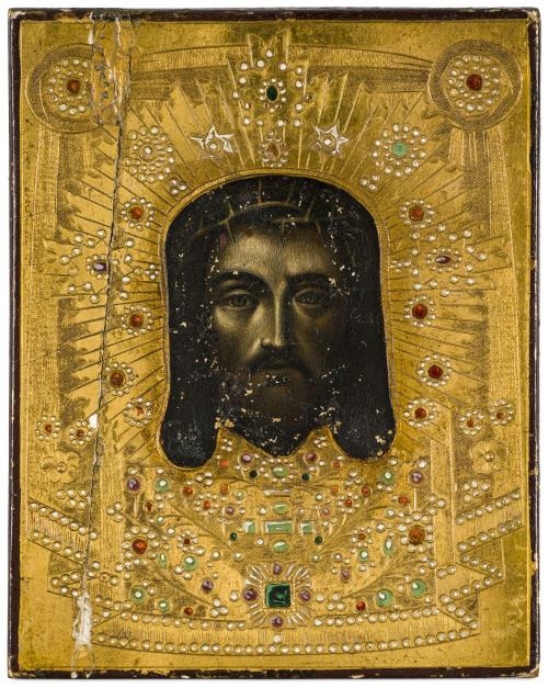 Ícono La imagen de Cristo by Russian School, 19th Century