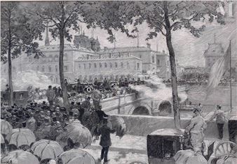 Scène présumée de l'enterrement de Thiers - Auguste Gérardin