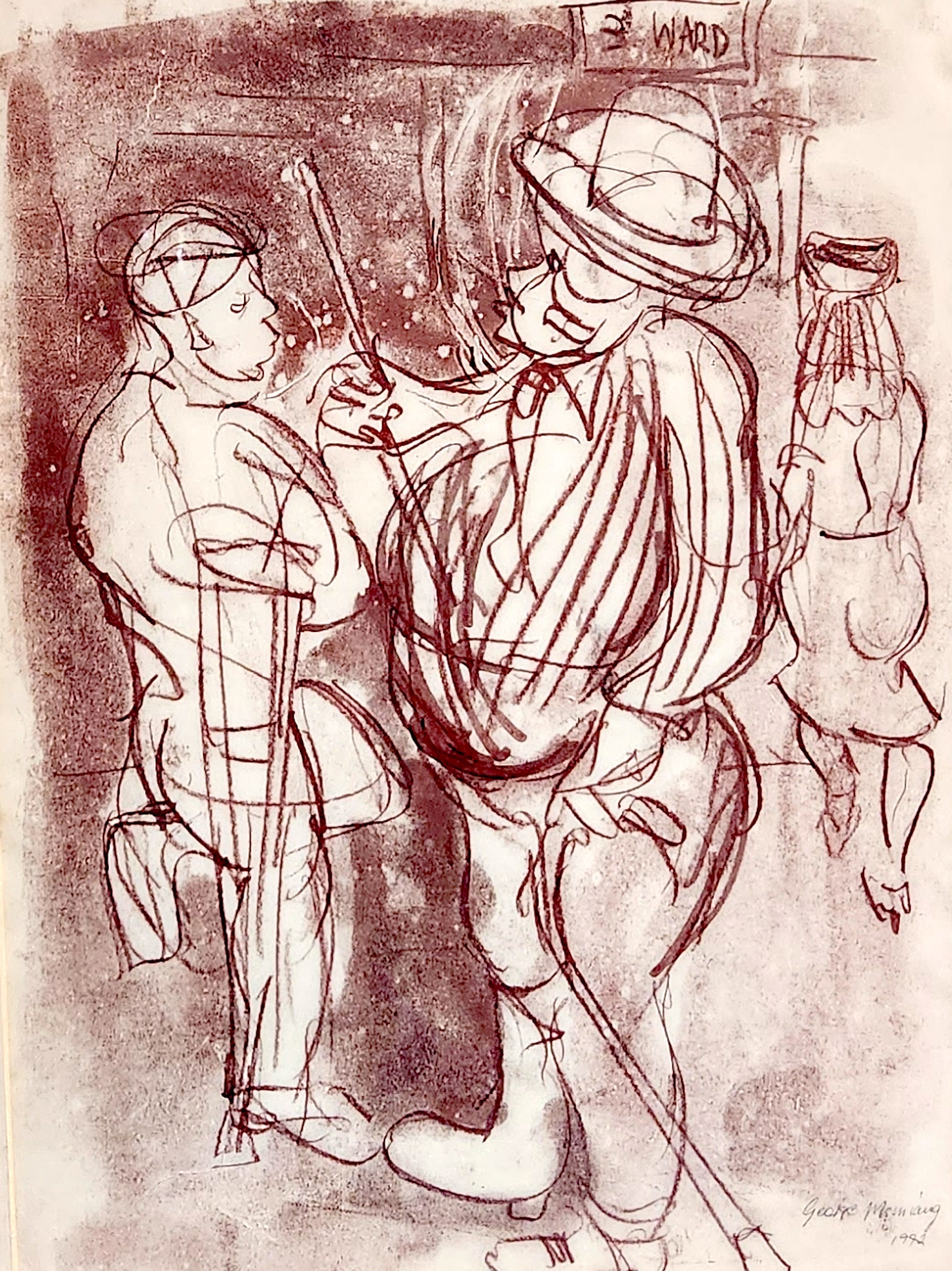 George Msimang | CONVERSATION (1992) | MutualArt