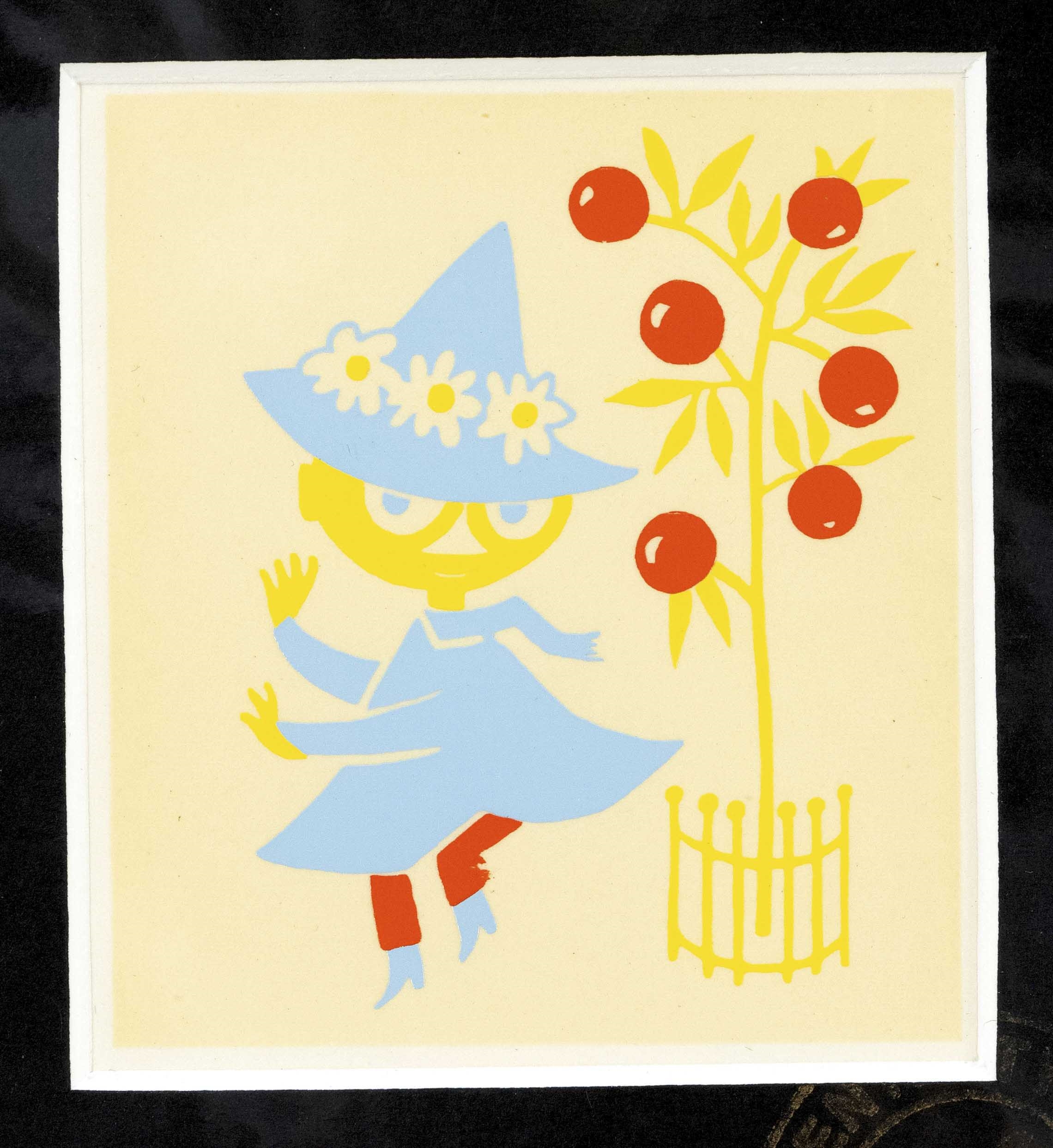 Artwork by Tove Jansson, The Finnish-Swedish comic strip characters ''Mumins'', Made of colour serigraphs